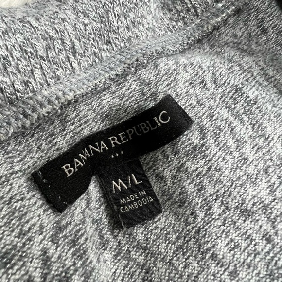 Banana Republic Cozy AF Cowl Neck Cotton Poncho woman’s M/L - Picture 6 of 10